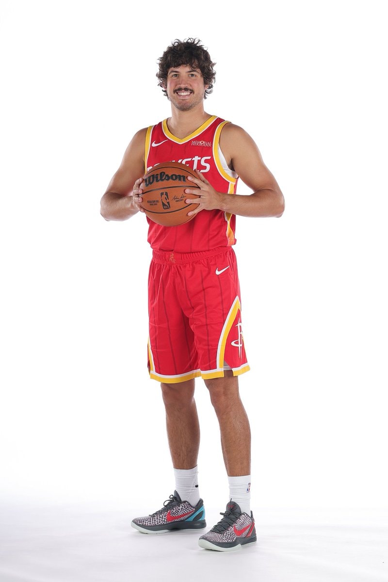 Reed Sheppard Houston Rockets Media Day