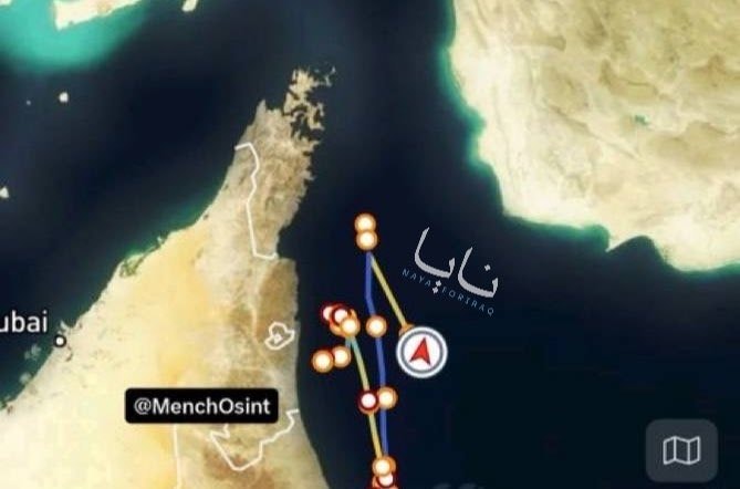 UAE vessel Strait of Hormuz turn back