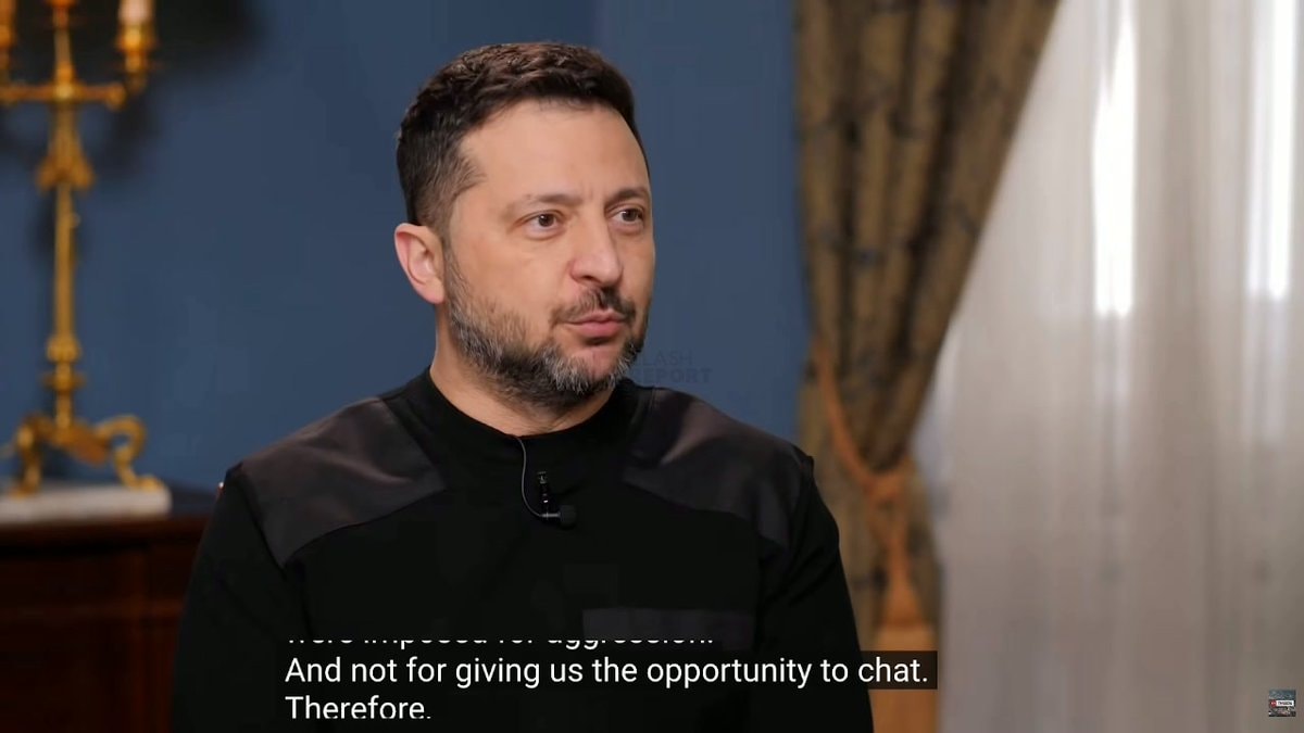 Zelensky on lifting Russia sanctions