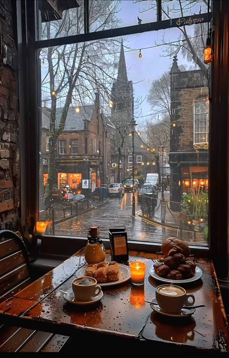Calypso cafe rainy day