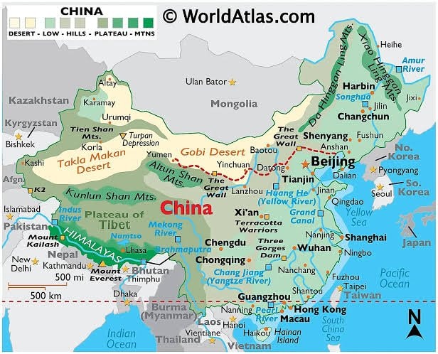 China Maps & Facts China Maps & Facts