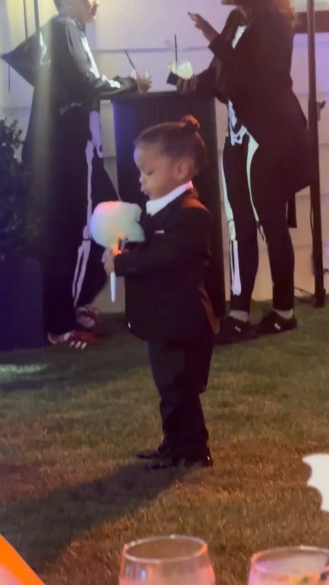 children in formal and colorful outfits