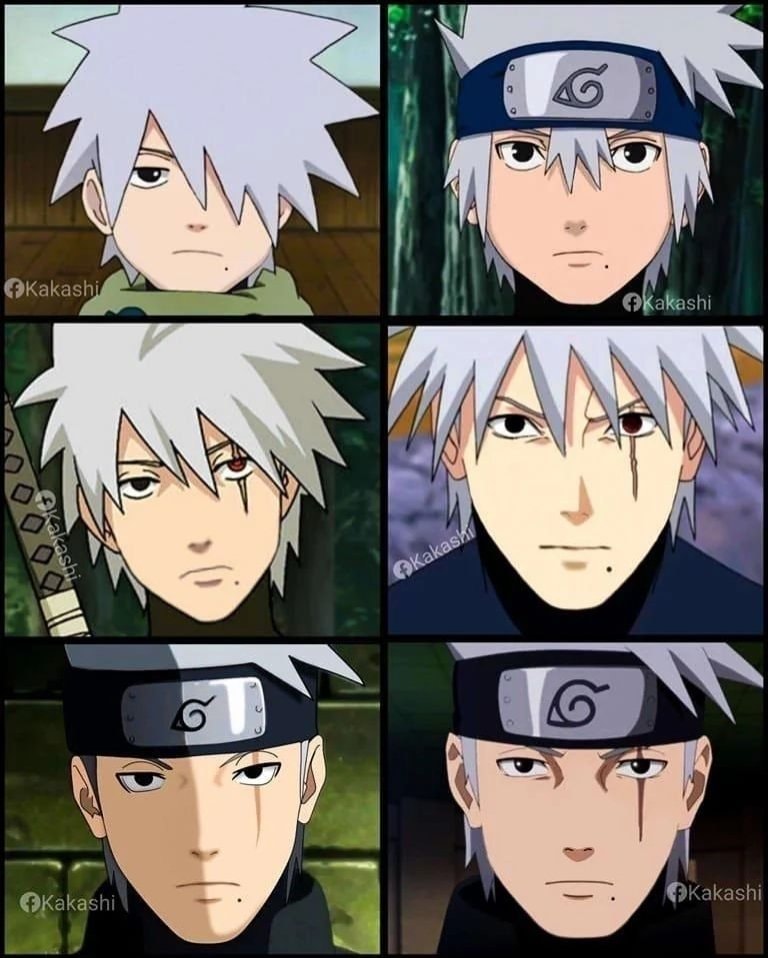 Kakashi Hatake no mask collage Kakashi Hatake no mask collage