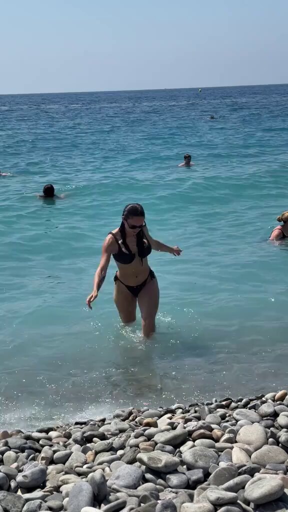 Beach ghost moment