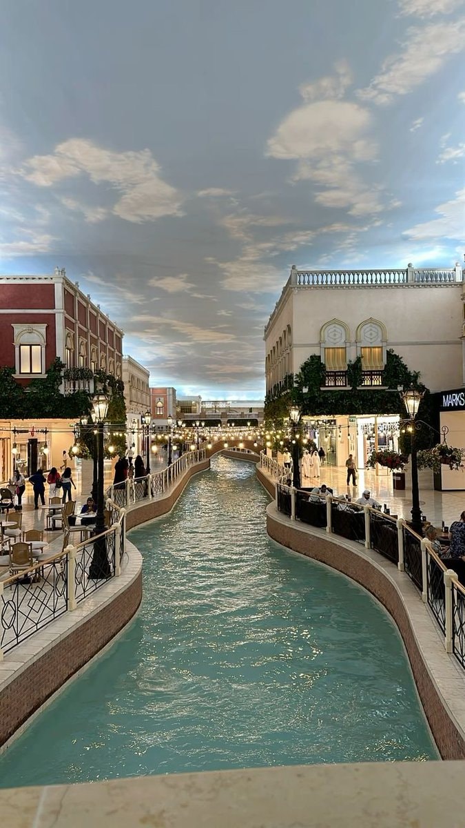 Dubai Marina canal walk