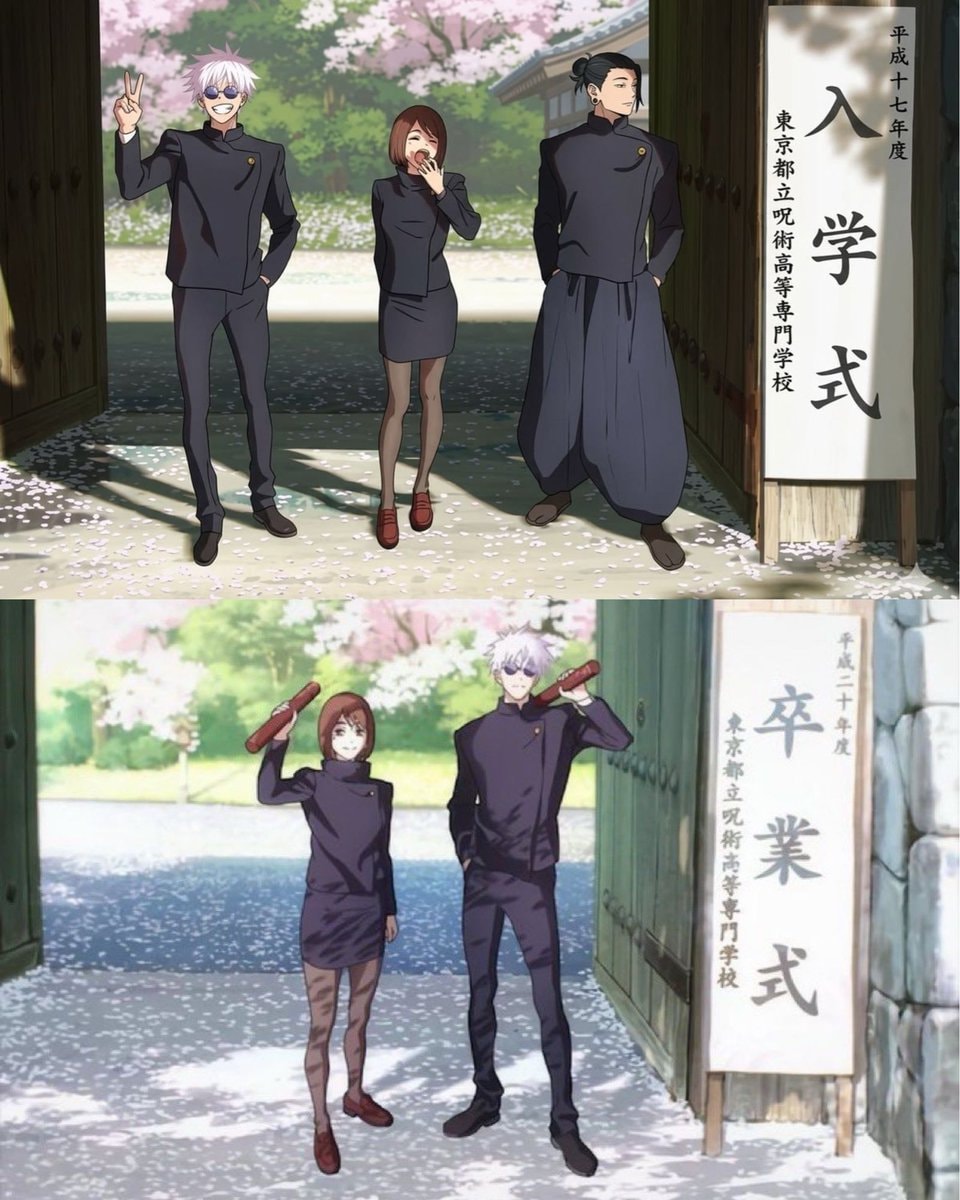 Jujutsu Kaisen graduation without Geto 💔