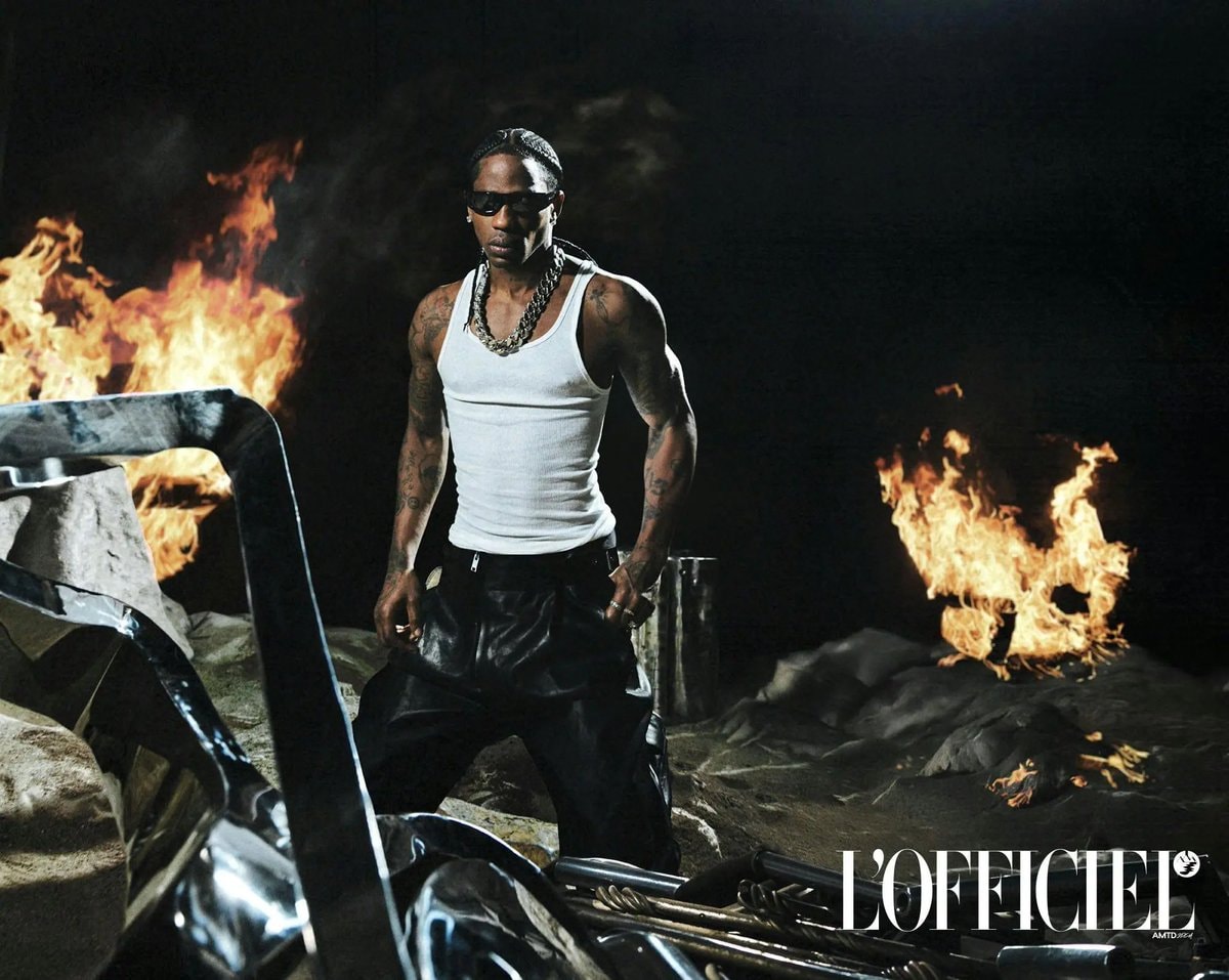 Travis Scott L'OFFICIEL Magazine (photo 2 of 3)