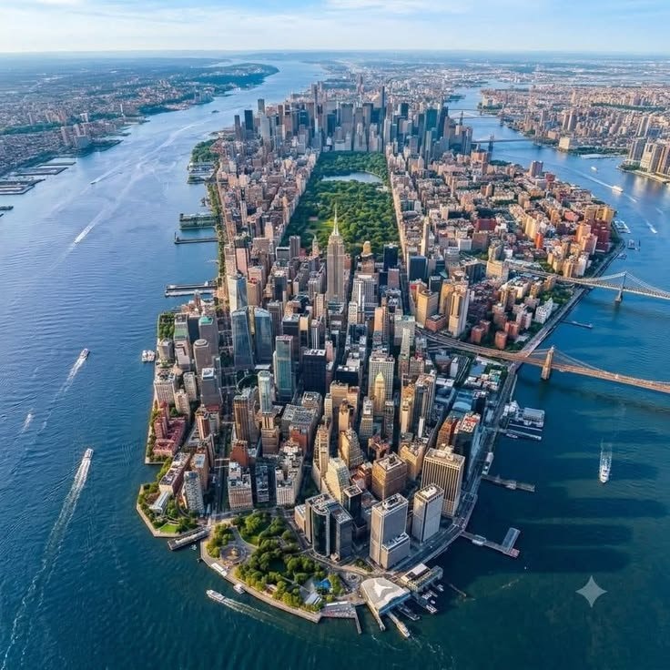 Central Park New York aerial view (photo 2 of 2)