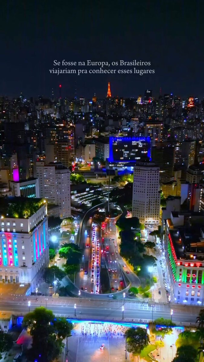 São Paulo Brazil night view