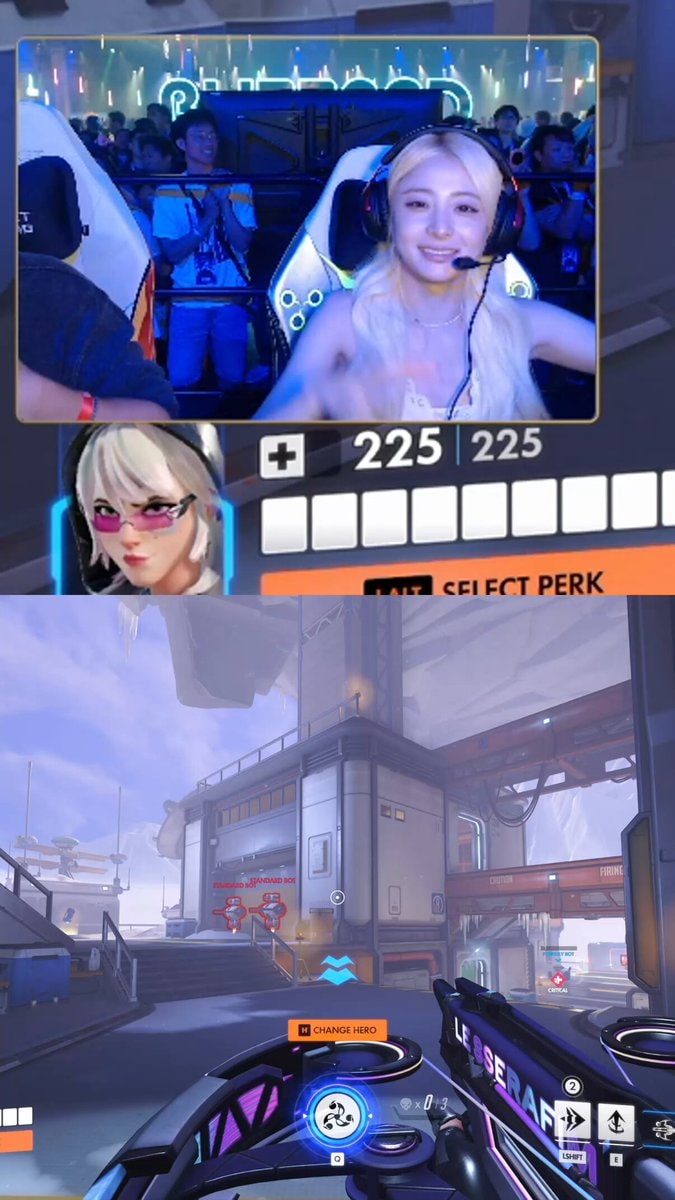 Disguised Toast on LE SSERAFIM Overwatch collab