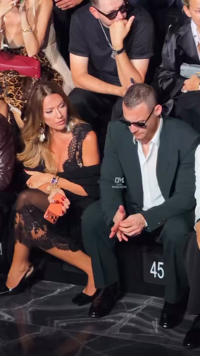 Hadise and Kerem Bürsin podium moment