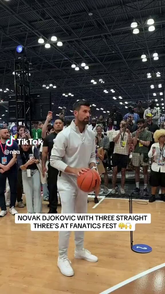 Novak Djokovic three straight threes