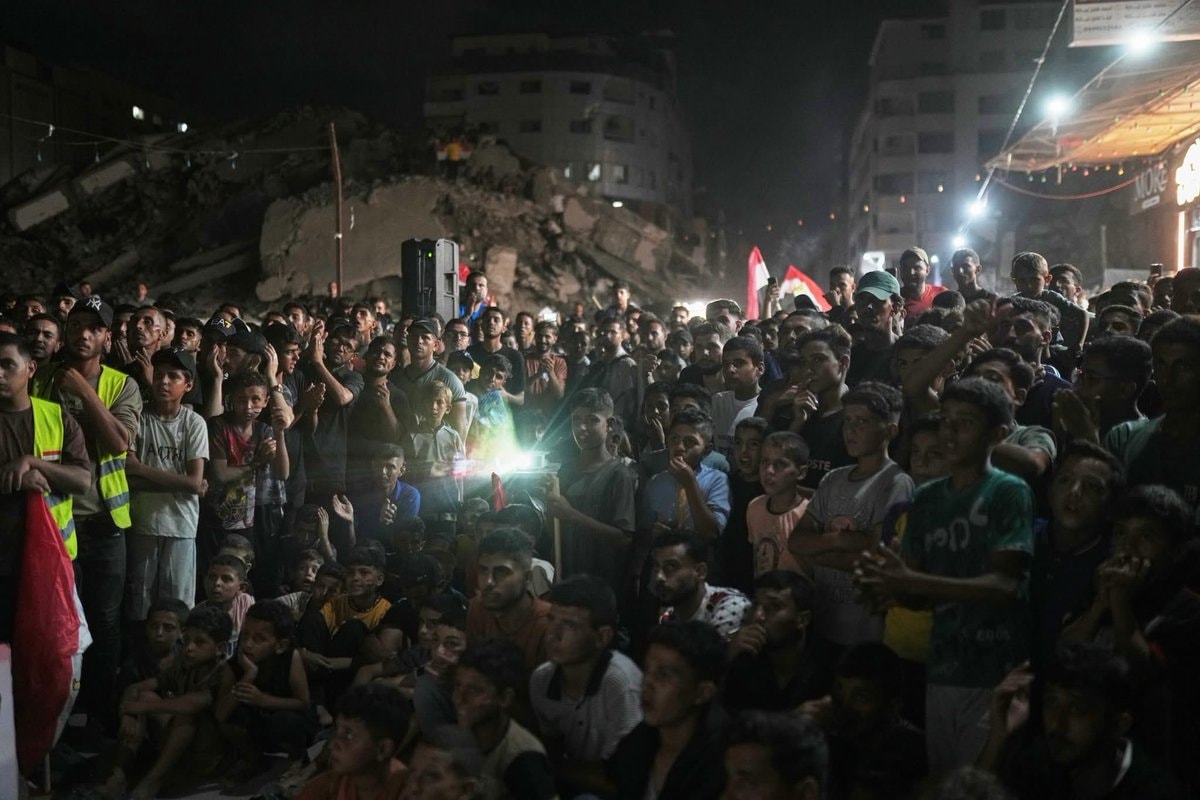 Gaza soccer watch party Palestine (photo 2 of 2) Gaza soccer watch party Palestine (photo 2 of 2)