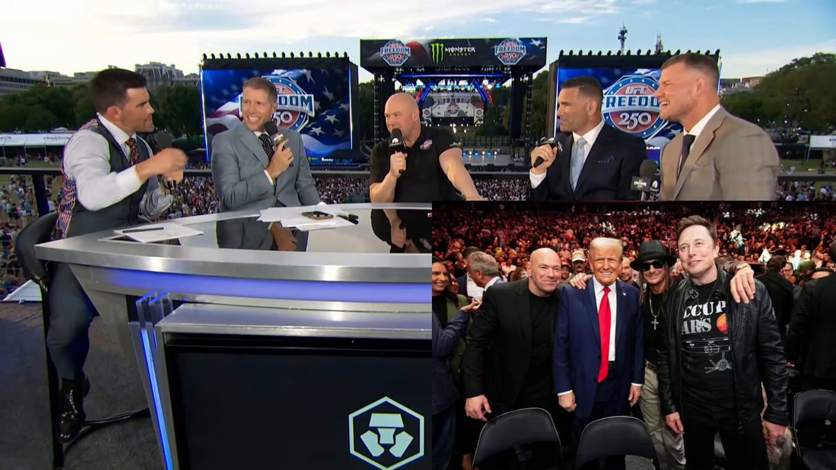 Elon Musk White House UFC Freedom 250