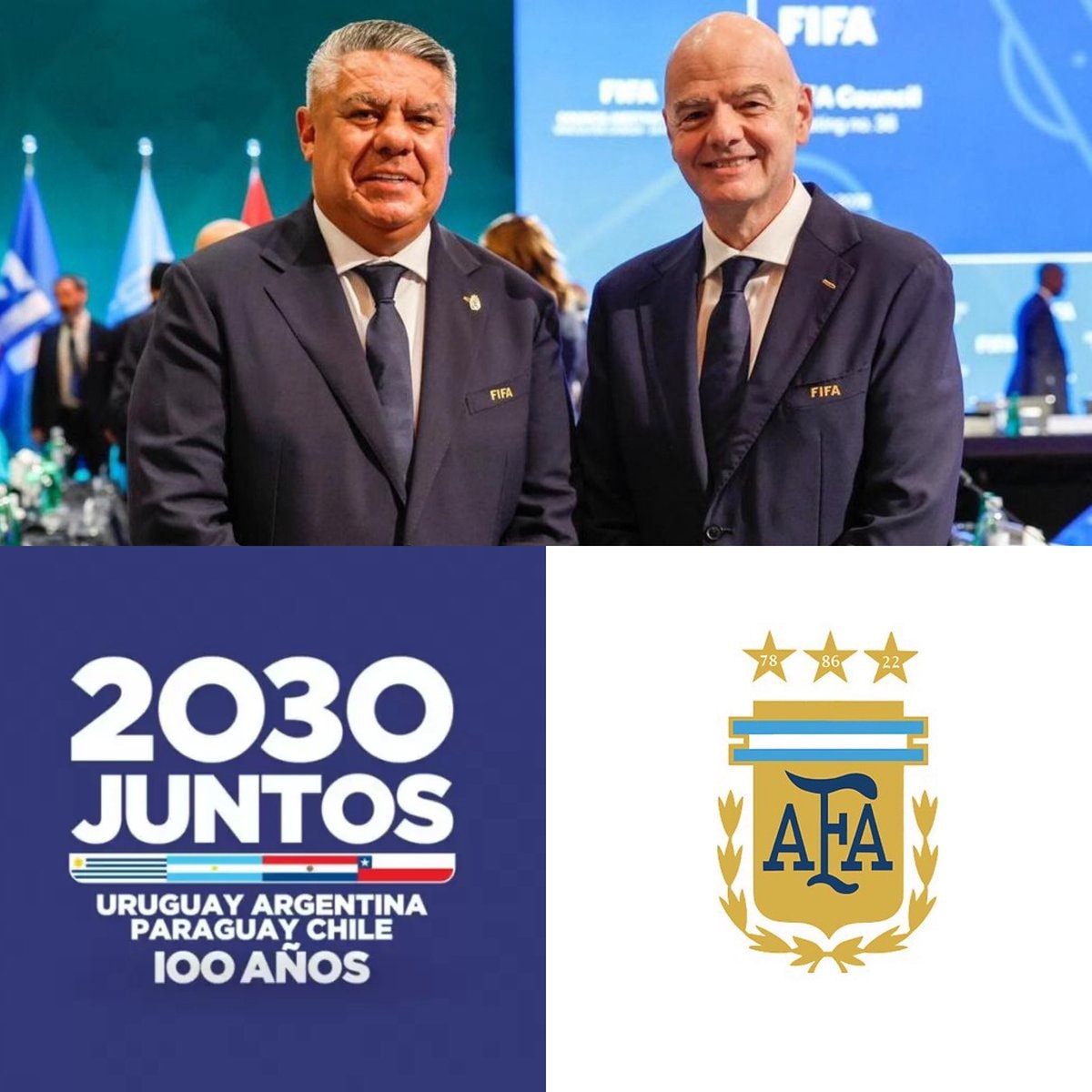 2030 World Cup group stage push Argentina Uruguay Paraguay