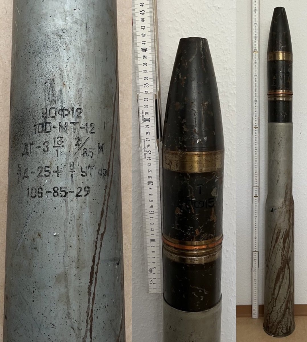 Russian artillery shells Germany