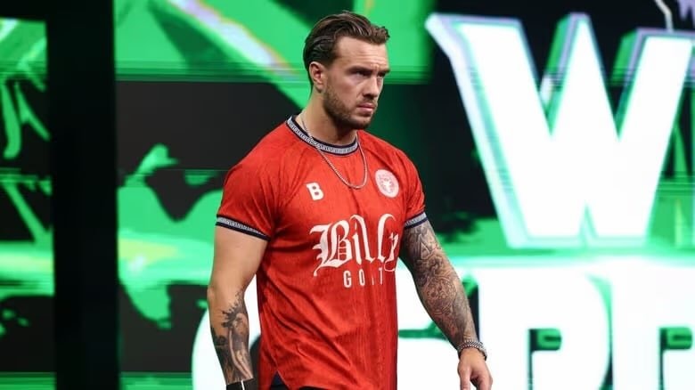 Will Ospreay neck injury reflection