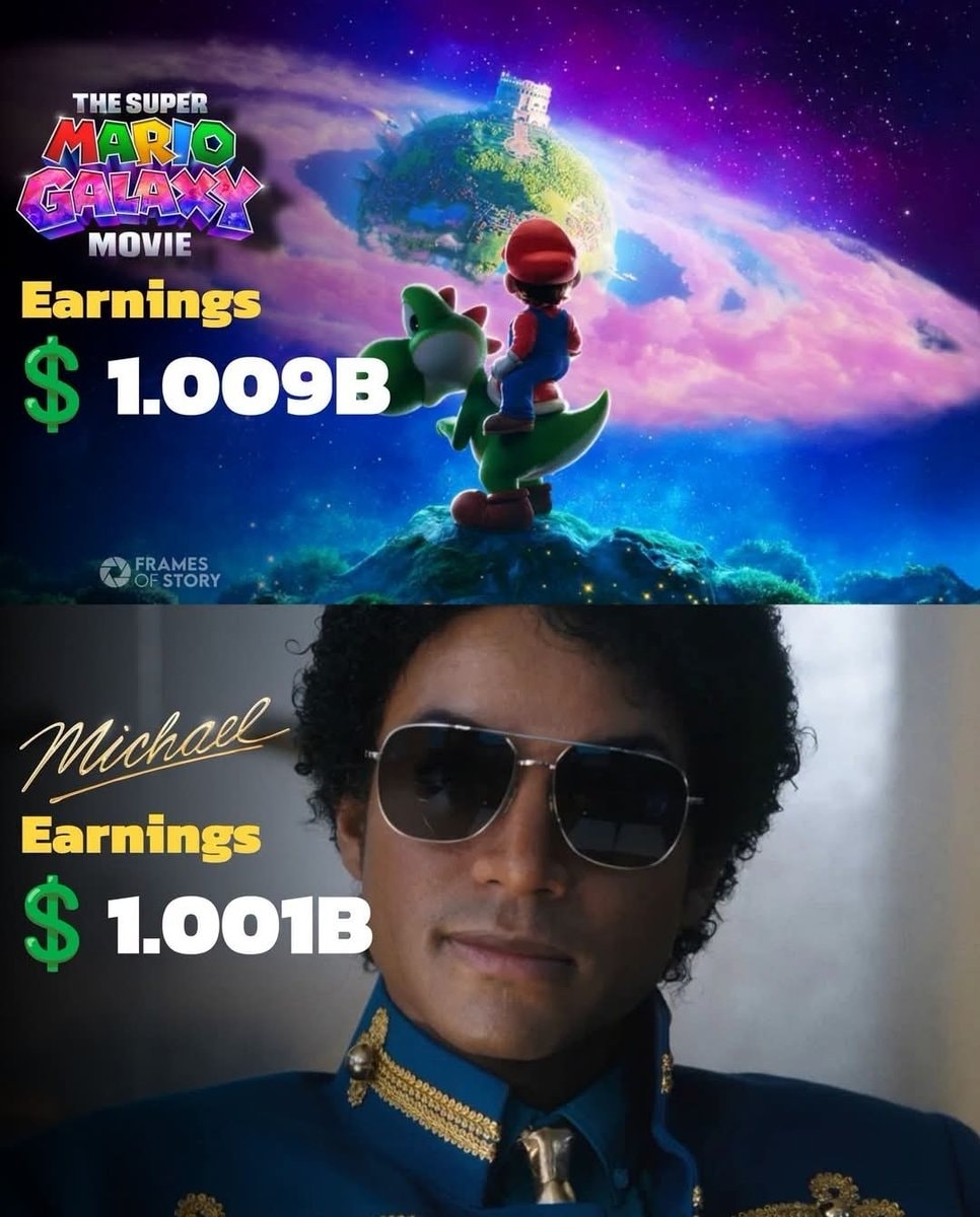 Super Mario Galaxy Movie vs Michael $1B