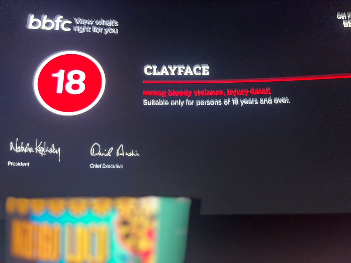 Clayface screening trailer lineup