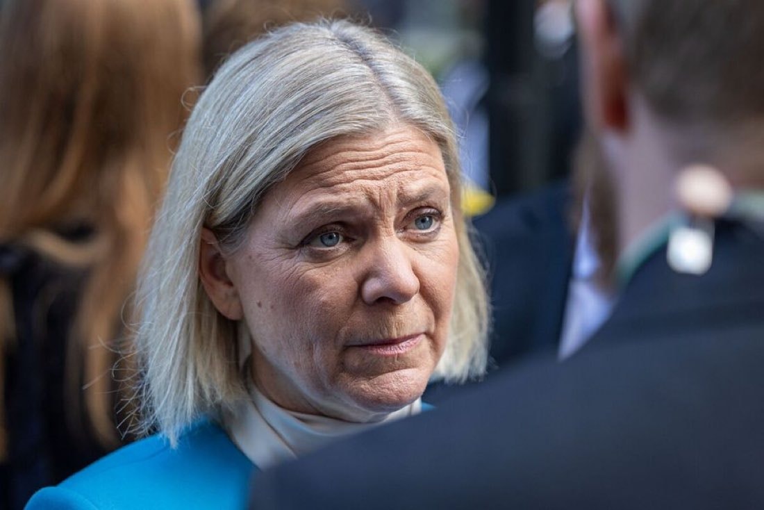Magdalena Andersson Sweden vote