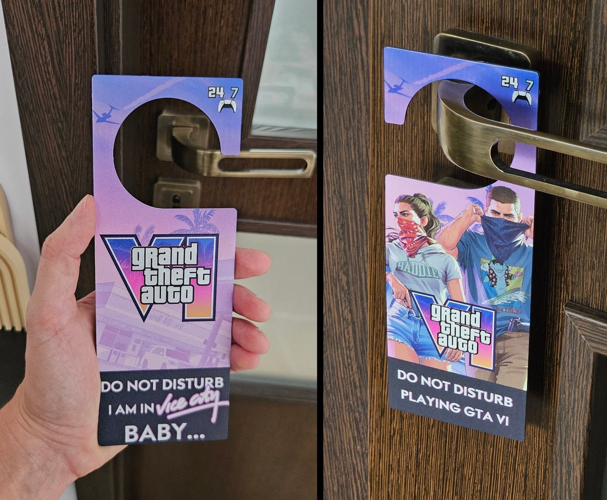 GTA 6 Do Not Disturb door hanger