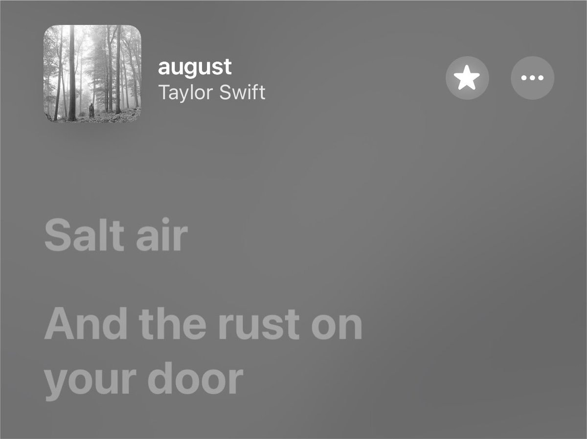 Taylor Swift august August
