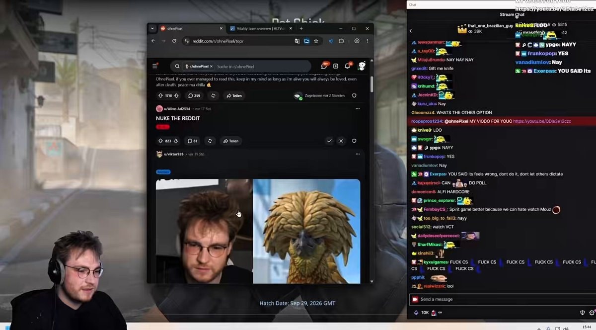 OhnePixel reacts to Reddit meme OhnePixel reacts to Reddit meme