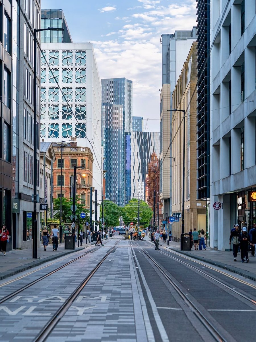Manchester United Kingdom city street