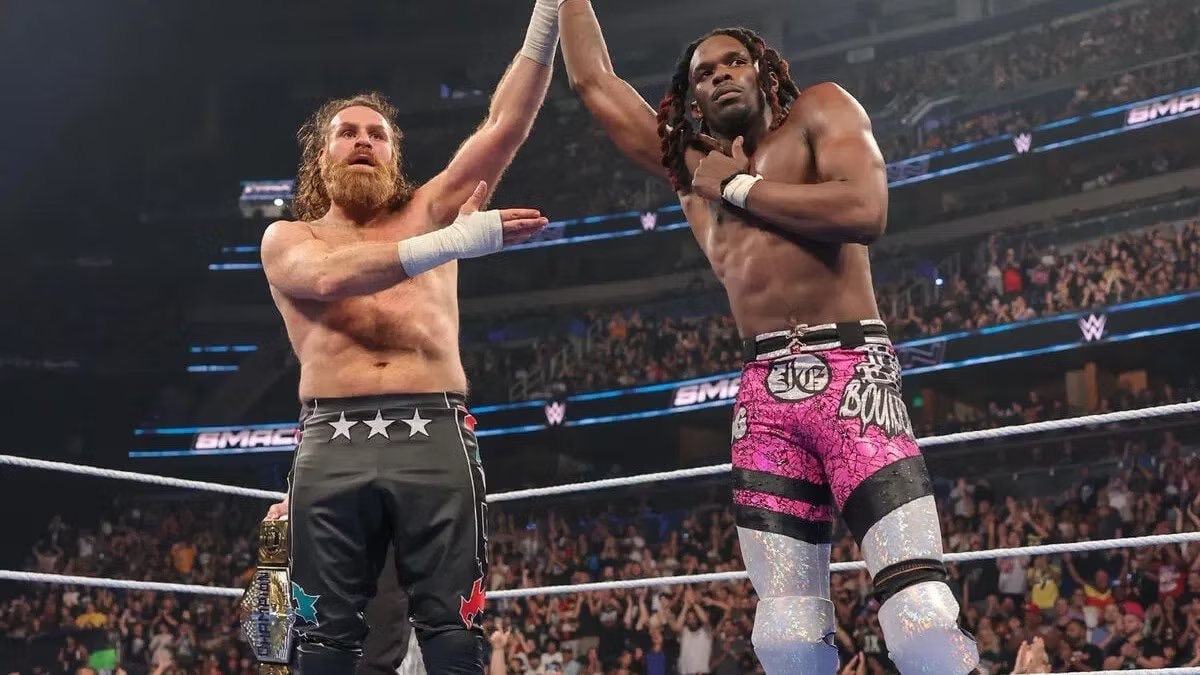 Je'Von Evans vs Sami Zayn US Title