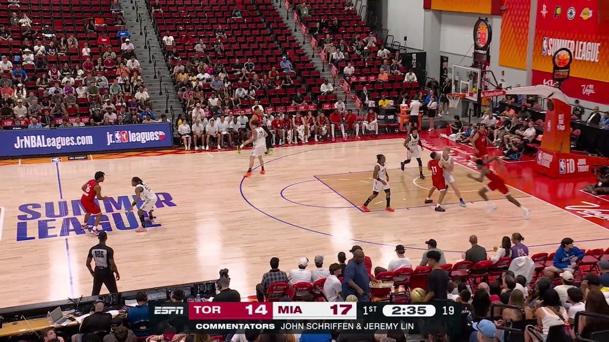 Jamarion Sharp Raptors dunk