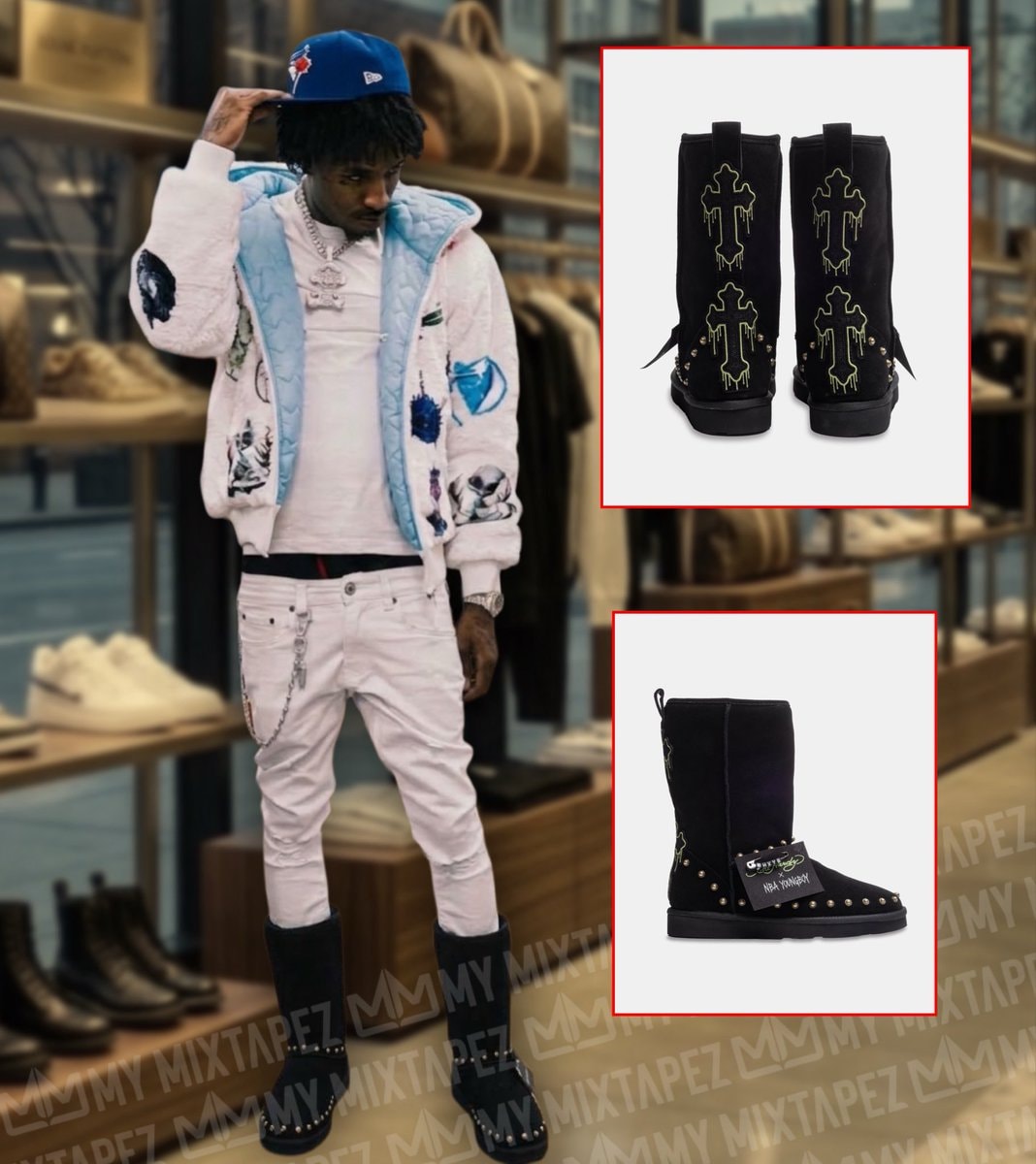 NBA YoungBoy Ed Hardy collab