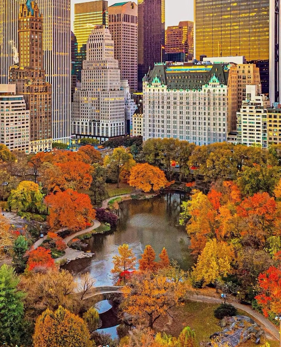 central park new york fall