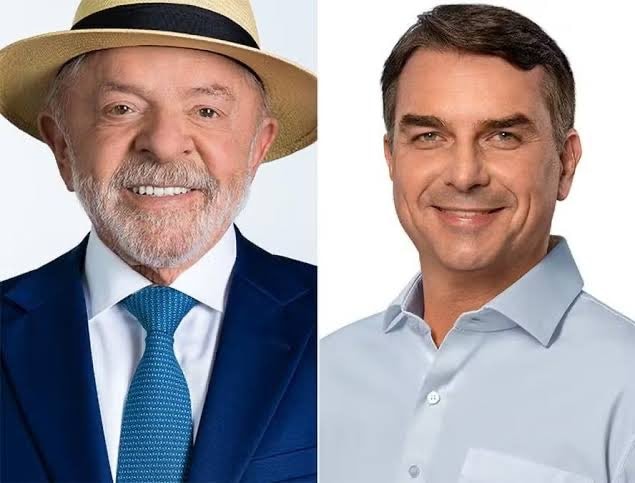 Lula vs Flávio Bolsonaro polls tied