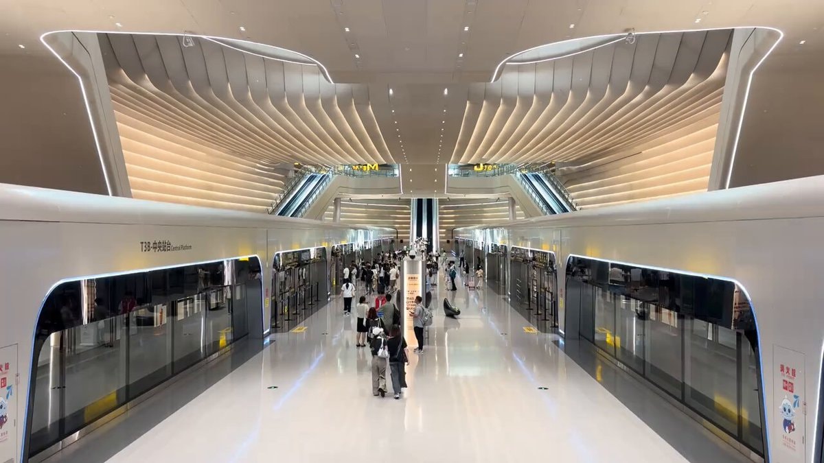 China subway stations sci-fi design