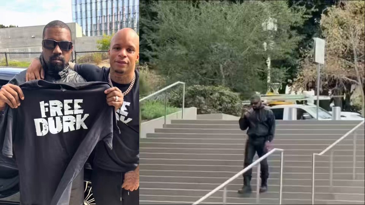 Ye at Lil Durk trial Ye at Lil Durk trial