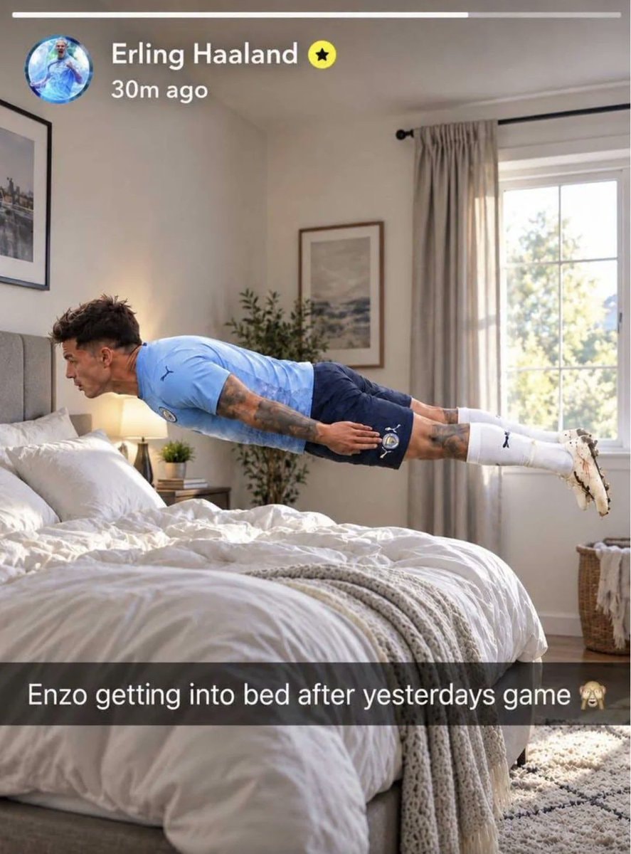Enzo humorous pose