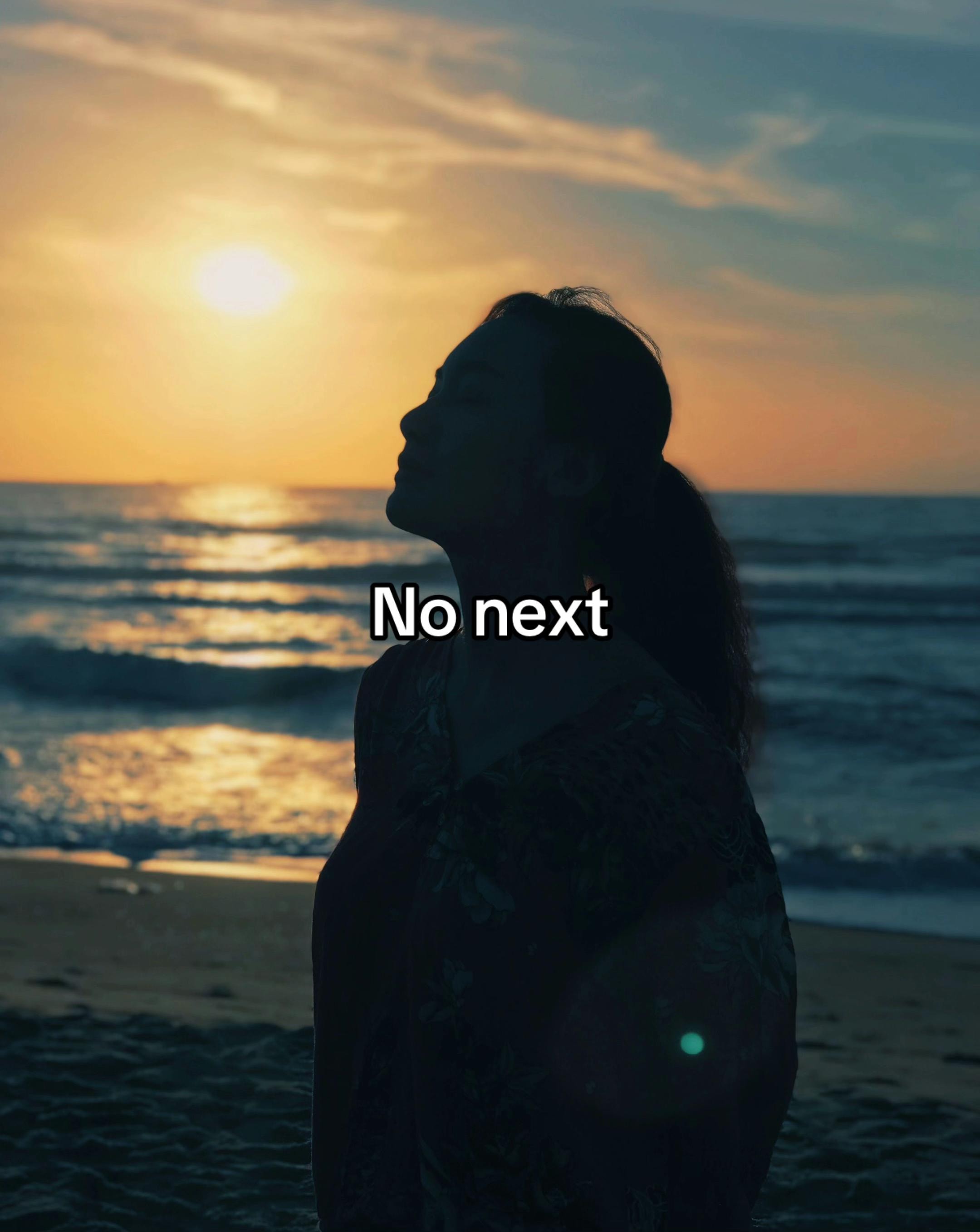 Jennie sunset beach silhouette (photo 2 of 3)