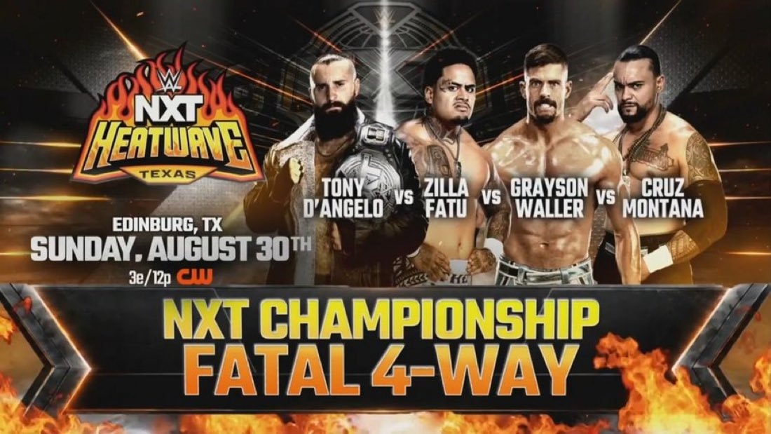NXT Championship Fatal 4 Way Heatwave