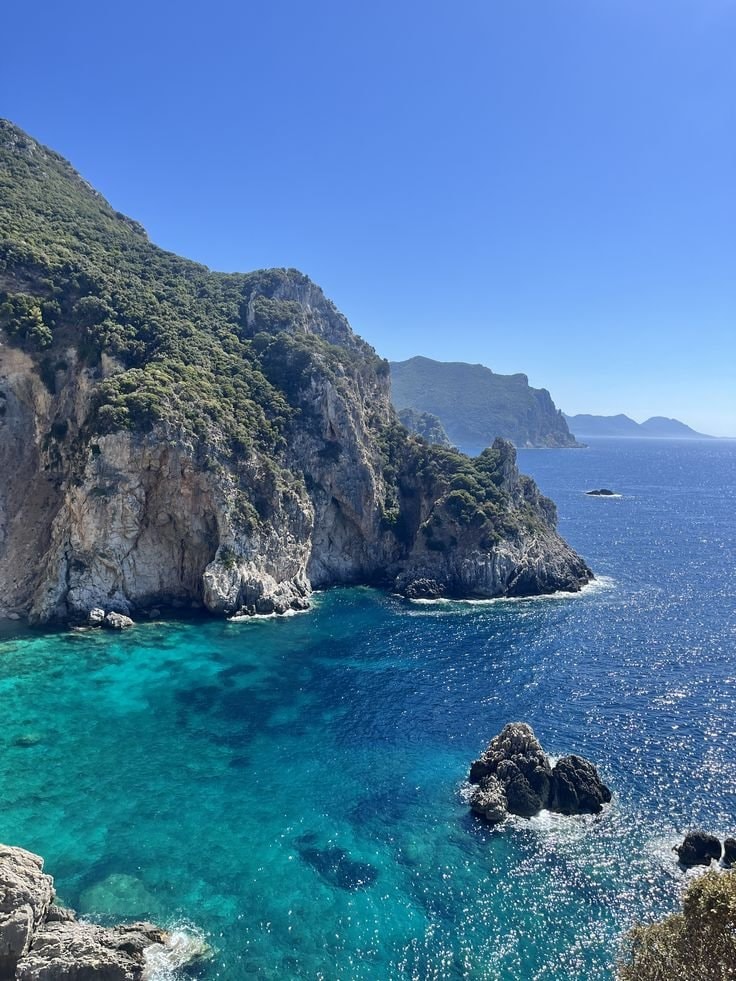 Corfu beach Greece Corfu beach Greece