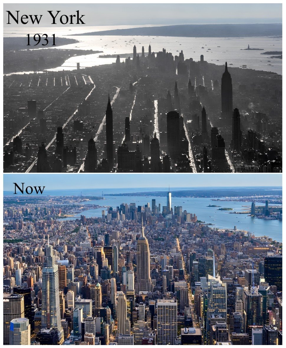 New York City 1931 vs Today