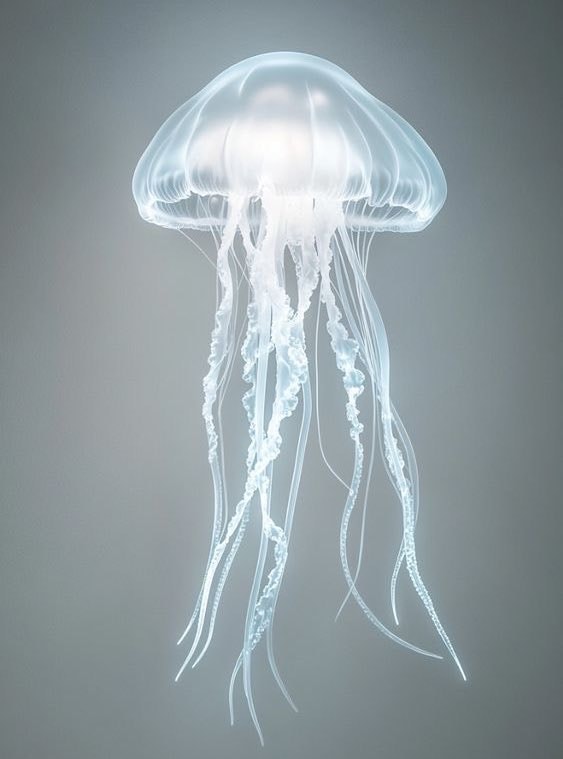 Incense smoke jellyfish shape (photo 2 of 2)