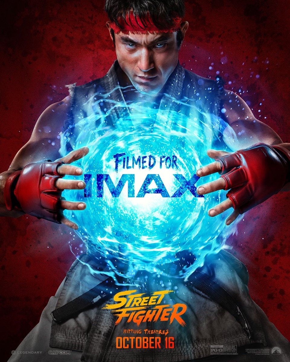 Street Fighter IMAX Poster October 16