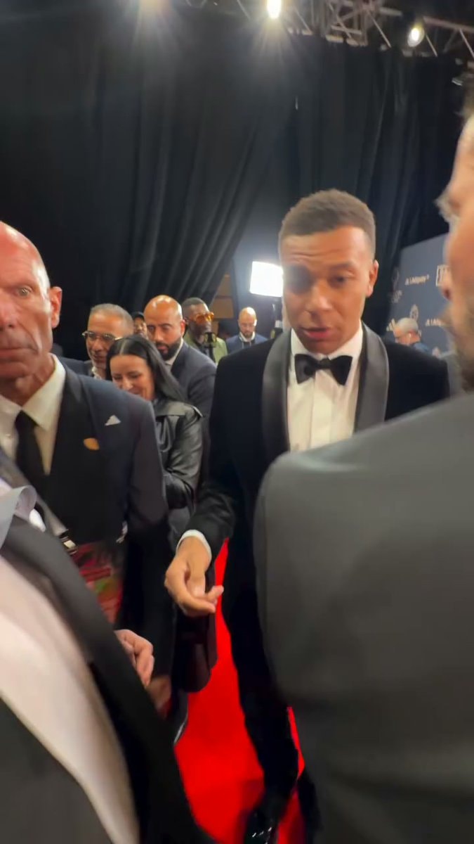 Mbappé receives mini Ballon d'Or