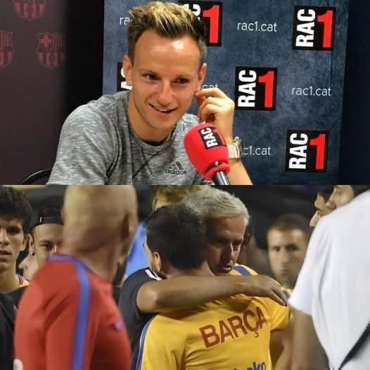 Rakitic on Mourinho and Messi 2017 meeting