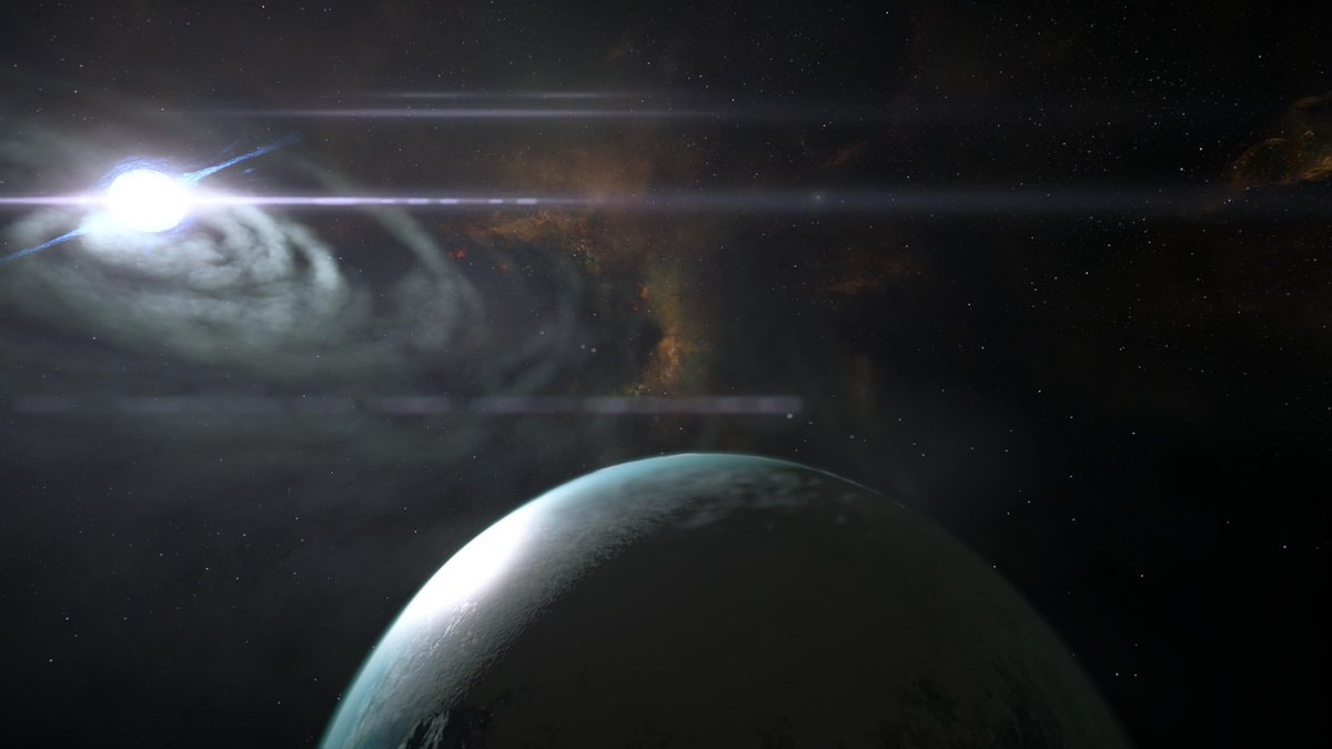 Andromeda galaxy and black hole (photo 3 of 4)