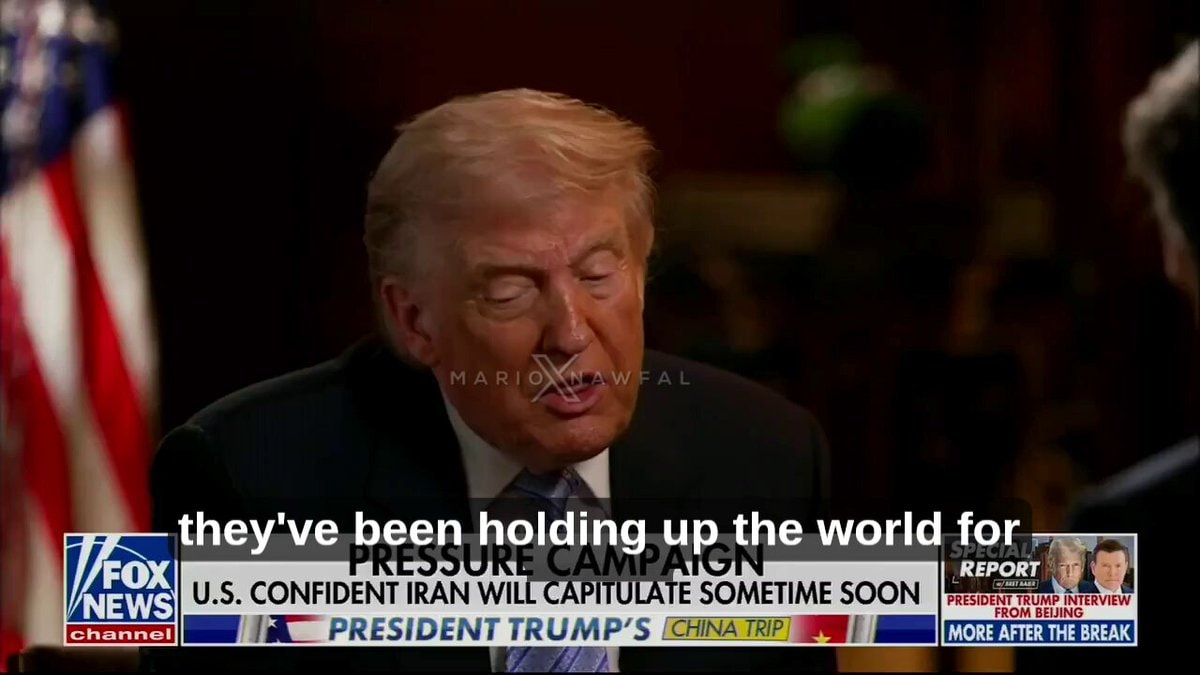 Trump on Xi Reaction to Strait Standoff