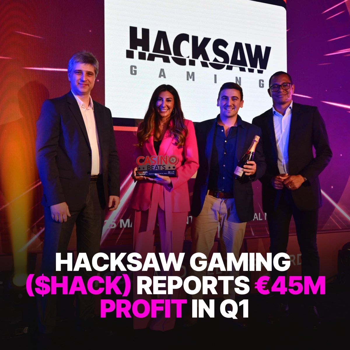Hacksaw Gaming Q1 Profit 👀 (photo 2 of 2)
