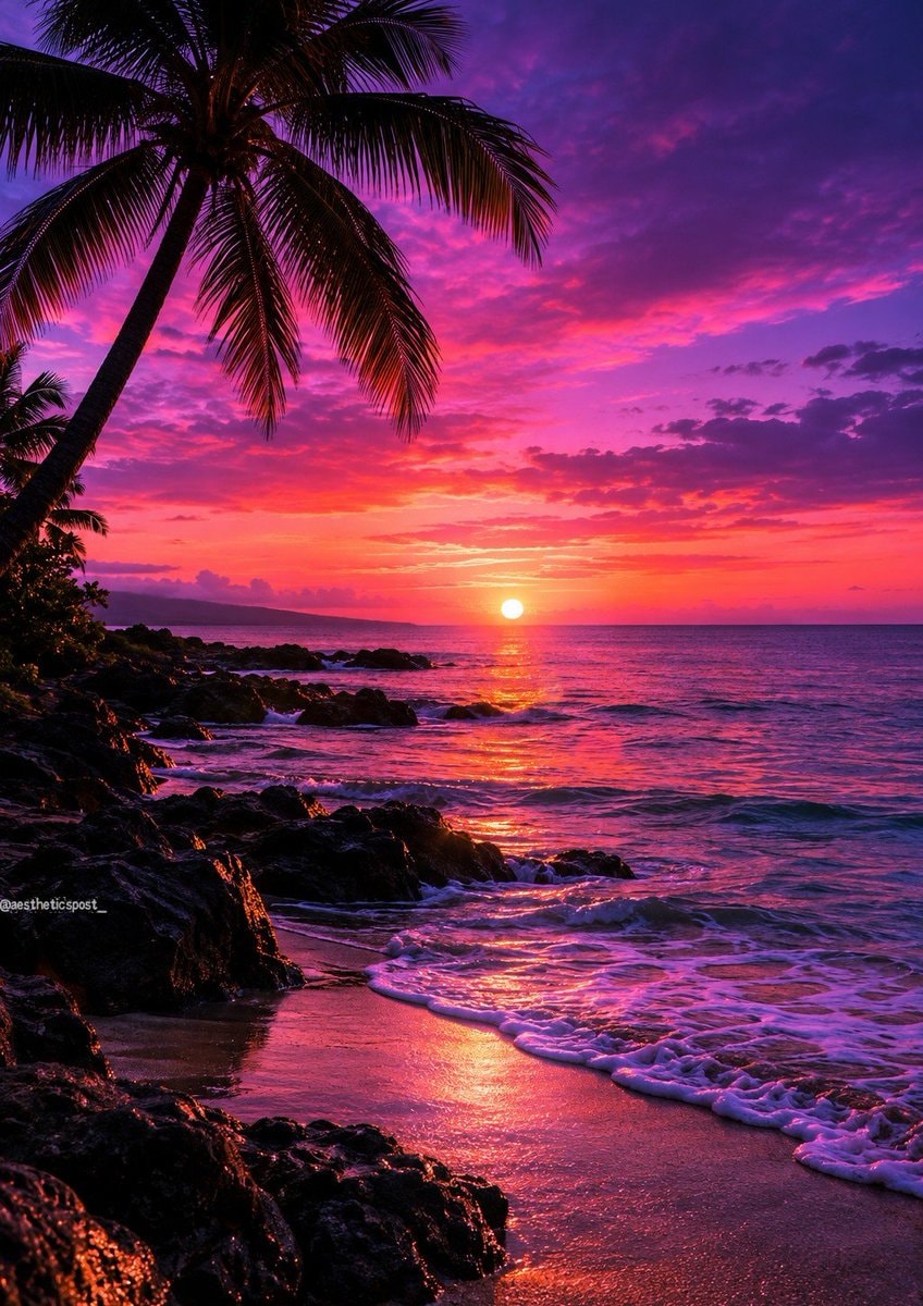 purple sunset