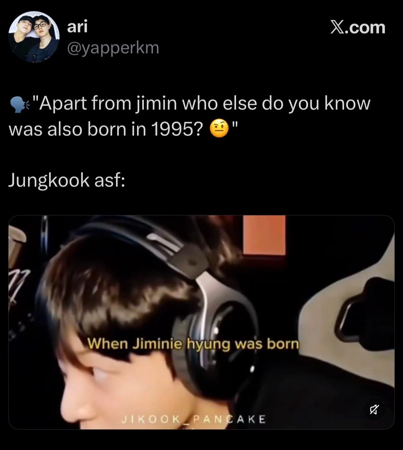 Jungkook 1995 Jimin reaction Jungkook 1995 Jimin reaction