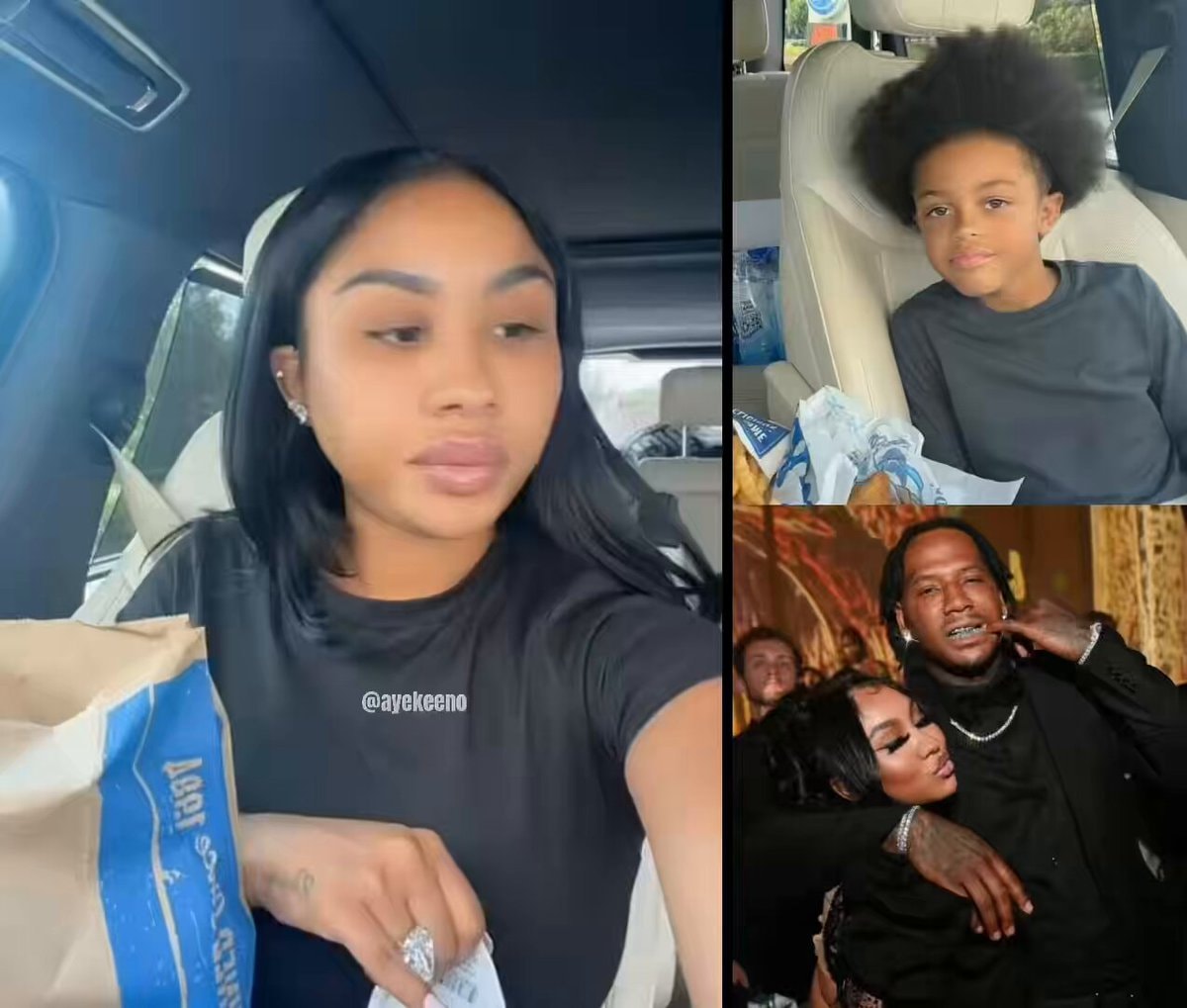Ari Fletcher reacts to Moneybagg Yo contact name